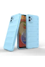 Newface Samsung Galaxy A04E Kılıf Optimum Silikon - Sky Blue - Görsel 2