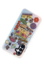 Newface Samsung Galaxy A04S Kılıf Estoril Desenli Kapak - Estoril - 14 - Görsel 3