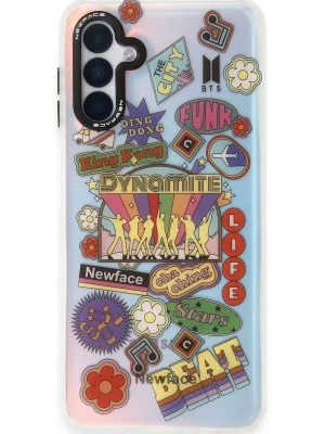 Newface Samsung Galaxy A04S Kılıf Estoril Desenli Kapak - Estoril - 14