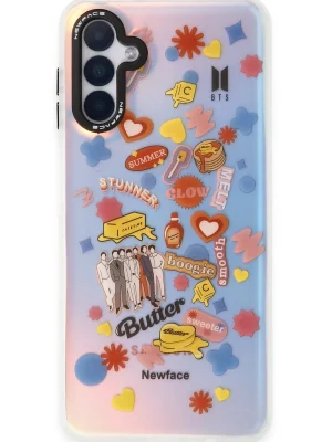 Newface Samsung Galaxy A04S Kılıf Estoril Desenli Kapak - Estoril - 16