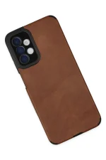 Newface Samsung Galaxy A04S Kılıf Loop Deri Silikon - Kahverengi - Görsel 3