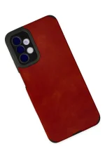 Newface Samsung Galaxy A04S Kılıf Loop Deri Silikon - Kırmızı - Görsel 3