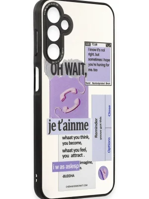 Newface Samsung Galaxy A04S Kılıf Mirror Desenli Kapak - Mirror - 4
