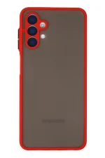 Newface Samsung Galaxy A04S Kılıf Montreal Silikon Kapak - Kırmızı
