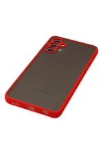 Newface Samsung Galaxy A04S Kılıf Montreal Silikon Kapak - Kırmızı - Görsel 5