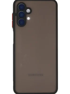 Newface Samsung Galaxy A04S Kılıf Montreal Silikon Kapak - Siyah