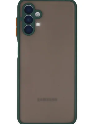 Newface Samsung Galaxy A04S Kılıf Montreal Silikon Kapak - Yeşil