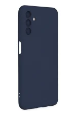 Newface Samsung Galaxy A04S Kılıf Nano içi Kadife Silikon - Lacivert - Görsel 2