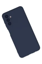 Newface Samsung Galaxy A04S Kılıf Nano içi Kadife Silikon - Lacivert - Görsel 3