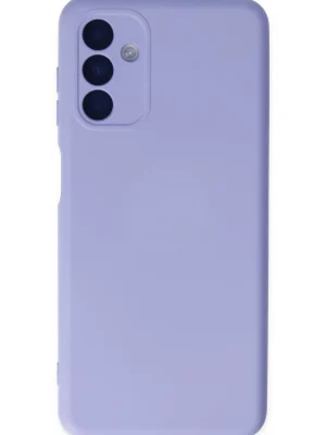 Newface Samsung Galaxy A04S Kılıf Nano içi Kadife Silikon - Lila