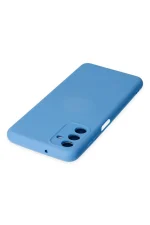 Newface Samsung Galaxy A04S Kılıf Nano içi Kadife Silikon - Mavi - Görsel 4