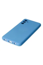 Newface Samsung Galaxy A04S Kılıf Nano içi Kadife Silikon - Mavi - Görsel 5