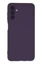 Newface Samsung Galaxy A04S Kılıf Nano içi Kadife Silikon - Mor