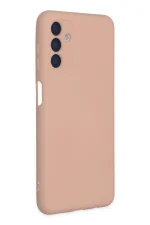 Newface Samsung Galaxy A04S Kılıf Nano içi Kadife Silikon - Pudra - Görsel 2