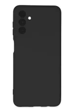 Newface Samsung Galaxy A04S Kılıf Nano içi Kadife Silikon - Siyah