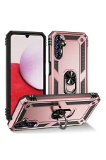 Newface Samsung Galaxy A04S Kılıf Sofya Yüzüklü Silikon Kapak - Rose