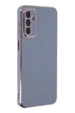 Newface Samsung Galaxy A04S Kılıf Volet Silikon - Mavi - Görsel 2