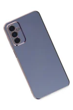 Newface Samsung Galaxy A04S Kılıf Volet Silikon - Mavi - Görsel 3