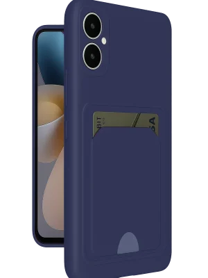 Newface Samsung Galaxy A05 Kelvin Kartvizitli Silikon - Lacivert