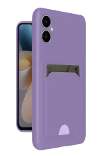 Newface Samsung Galaxy A05 Kelvin Kartvizitli Silikon - Lila