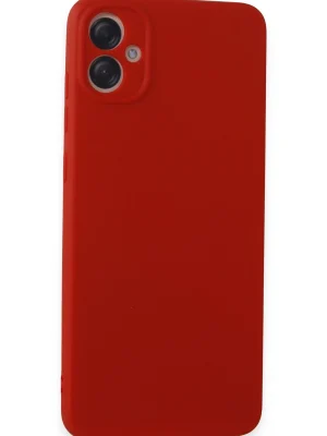 Newface Samsung Galaxy A05 Kılıf First Silikon - Kırmızı