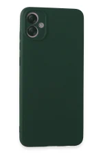 Newface Samsung Galaxy A05 Kılıf First Silikon - Koyu Yeşil