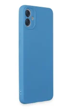 Newface Samsung Galaxy A05 Kılıf First Silikon - Mavi - Görsel 2