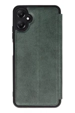 Newface Samsung Galaxy A05 Kılıf Flip Cover - Koyu Yeşil