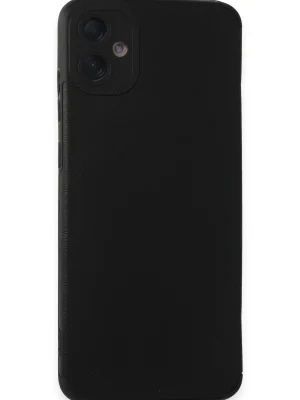 Newface Samsung Galaxy A05 Kılıf Loop Deri Silikon - Siyah
