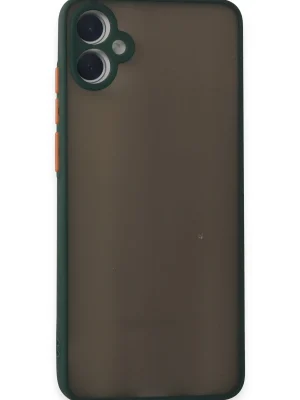 Newface Samsung Galaxy A05 Kılıf Montreal Silikon Kapak - Yeşil