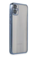 Newface Samsung Galaxy A05 Kılıf Razer Lensli Silikon - Lacivert - Görsel 2