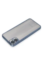 Newface Samsung Galaxy A05 Kılıf Razer Lensli Silikon - Lacivert - Görsel 3