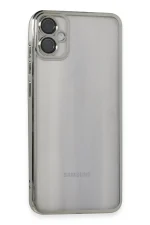 Newface Samsung Galaxy A05 Kılıf Razer Lensli Silikon - Gümüş