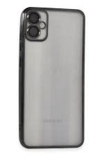 Newface Samsung Galaxy A05 Kılıf Razer Lensli Silikon - Siyah