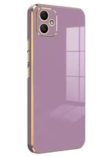 Newface Samsung Galaxy A05 Kılıf Volet Silikon - Mor