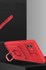 Newface Samsung Galaxy A05 Kılıf Zuma Kartvizitli Yüzüklü Silikon - Lacivert - Görsel 3