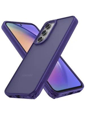 Newface Samsung Galaxy A05S Kılıf Elegant Kapak - Derin Mor