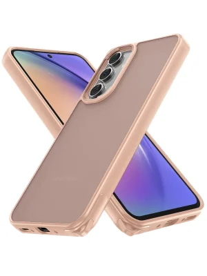 Newface Samsung Galaxy A05S Kılıf Elegant Kapak - Pudra