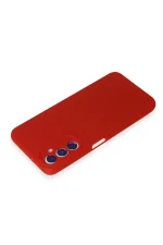 Newface Samsung Galaxy A05S Kılıf First Silikon - Kırmızı - Görsel 3