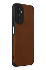 Newface Samsung Galaxy A05S Kılıf Loop Deri Silikon - Kahverengi - Görsel 2