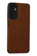Newface Samsung Galaxy A05S Kılıf Loop Deri Silikon - Kahverengi