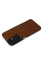 Newface Samsung Galaxy A05S Kılıf Loop Deri Silikon - Kahverengi - Görsel 3