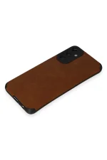 Newface Samsung Galaxy A05S Kılıf Loop Deri Silikon - Kahverengi - Görsel 4