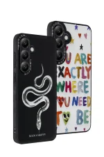 Newface Samsung Galaxy A05S Kılıf Mirror Desenli Kapak - Mirror - 13 - Görsel 3