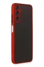 Newface Samsung Galaxy A05S Kılıf Montreal Silikon Kapak - Kırmızı - Görsel 2