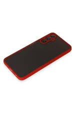 Newface Samsung Galaxy A05S Kılıf Montreal Silikon Kapak - Kırmızı - Görsel 4