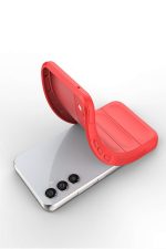 Newface Samsung Galaxy A05S Kılıf Optimum Silikon - Kırmızı - Görsel 5