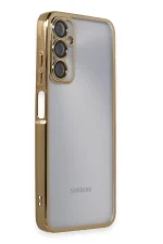 Newface Samsung Galaxy A05S Kılıf Razer Lensli Silikon - Gold - Görsel 2