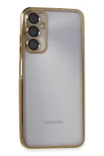 Newface Samsung Galaxy A05S Kılıf Razer Lensli Silikon - Gold