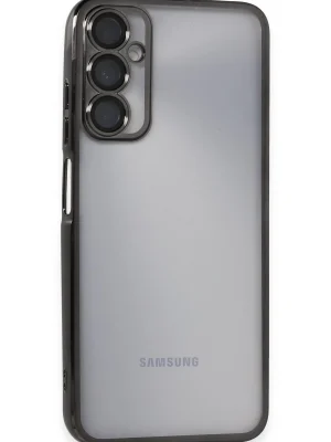 Newface Samsung Galaxy A05S Kılıf Razer Lensli Silikon - Siyah